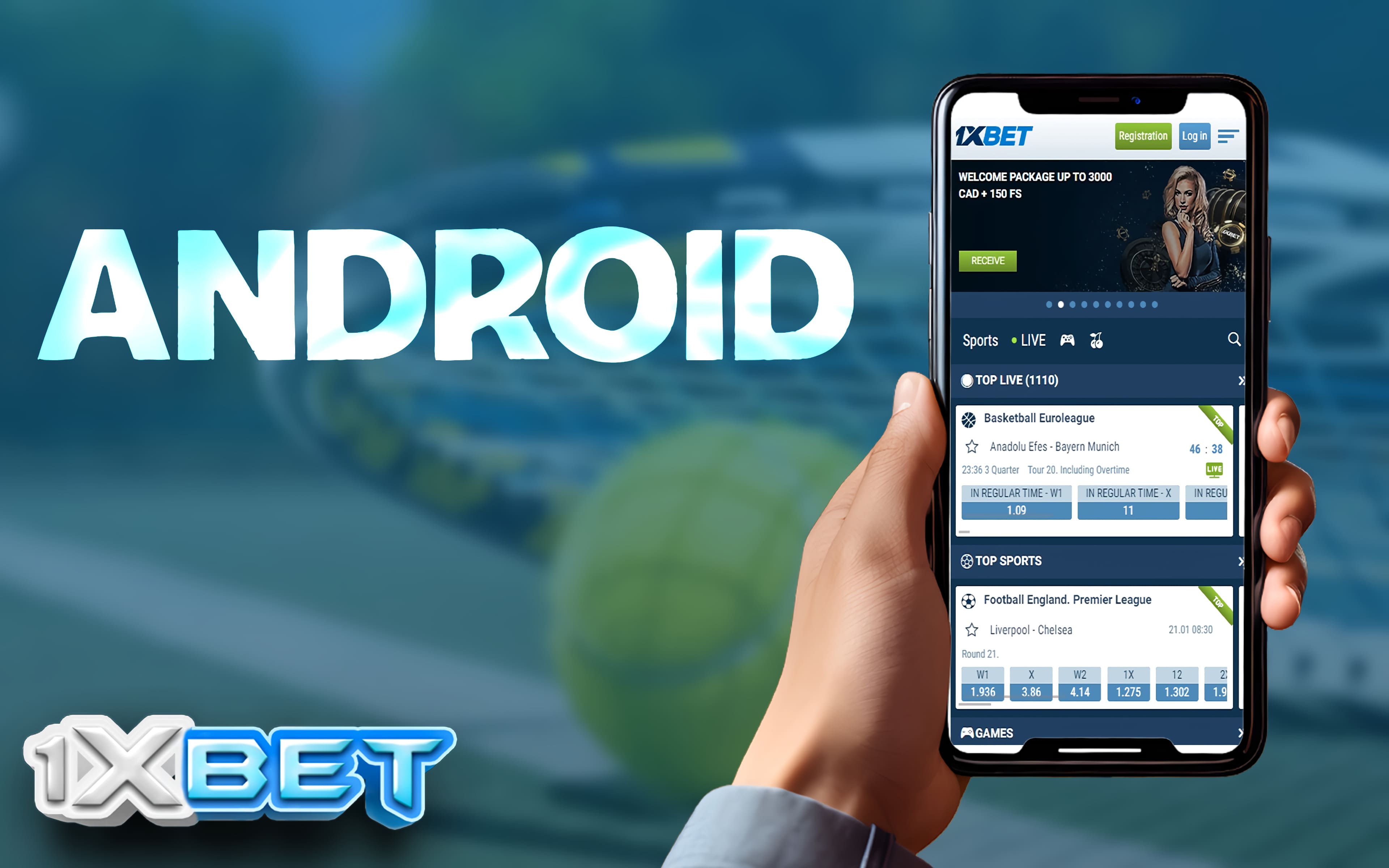 Download 1xbet app